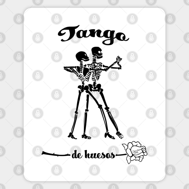 Tango de huesos Magnet by beangrphx